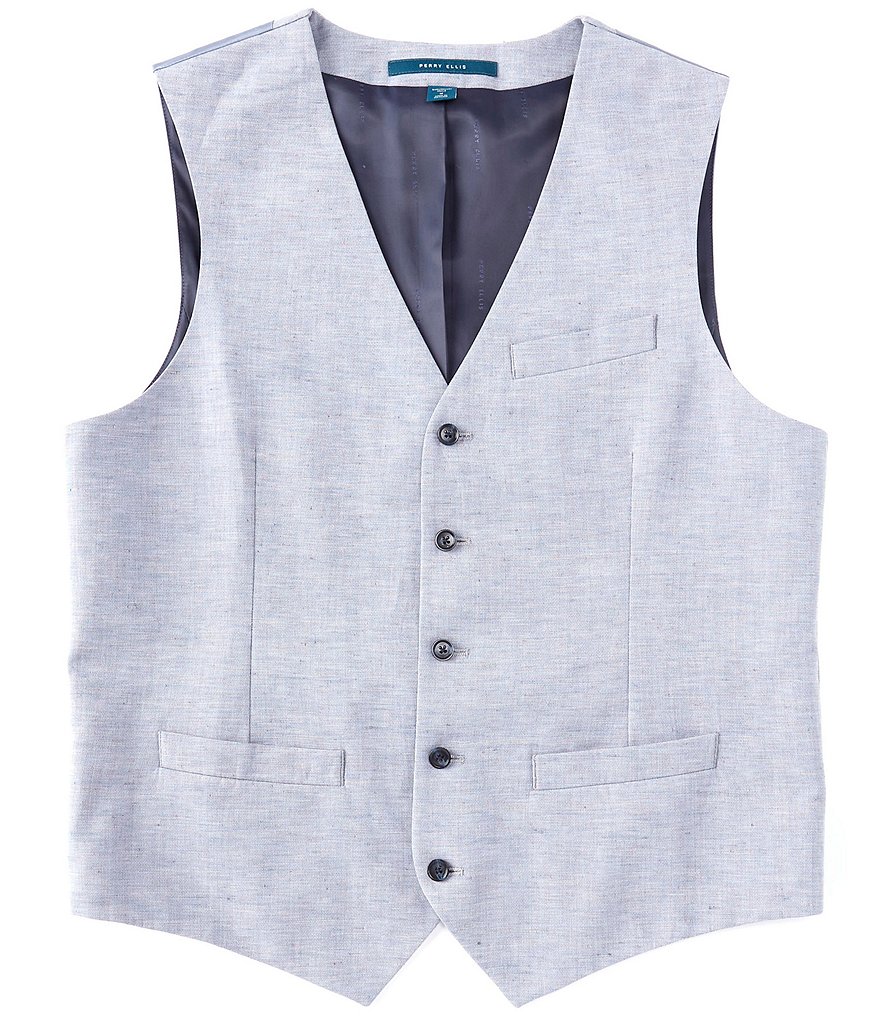 Perry Ellis Solid Suit Separates Vest