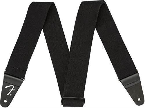 fender supersoft strap, black 2"