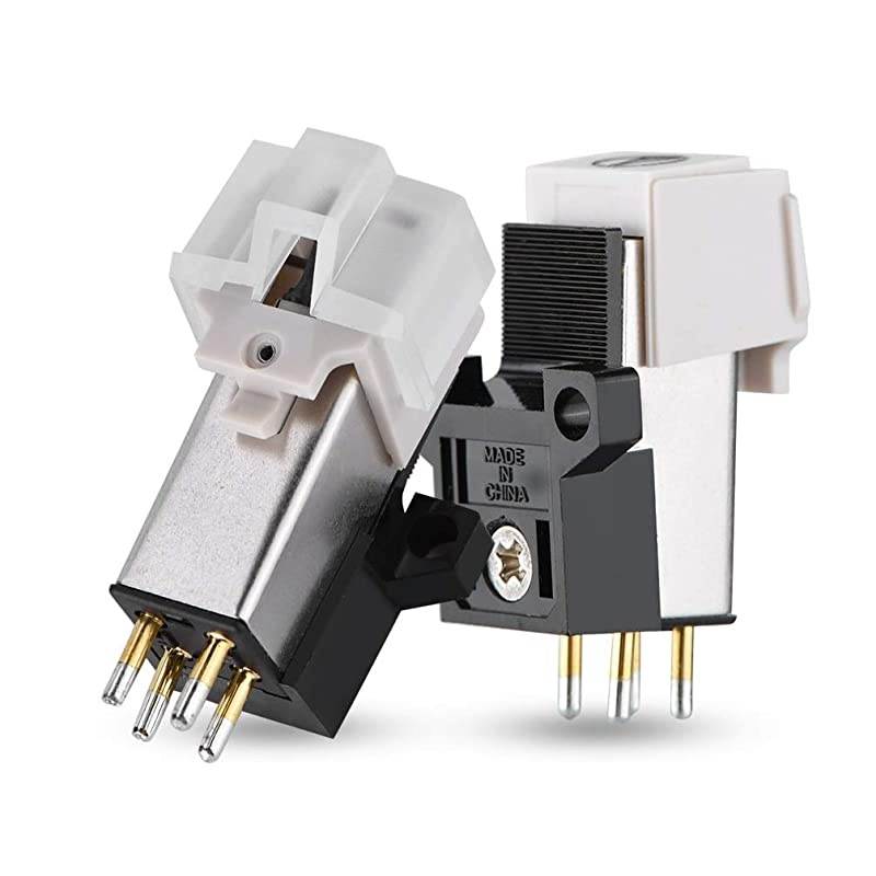 Magnetic Cartridge Stylus with LP Vinyl Needle Stylus Turntable Cartridge for Turntable Record Player Replacement