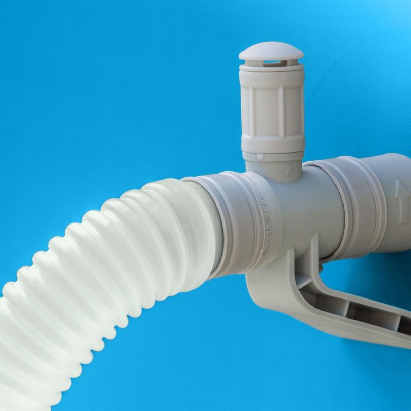 Intex 18ft x 48in Easy Set Above Ground Pool with Pump & Krill Automatic Vacuum