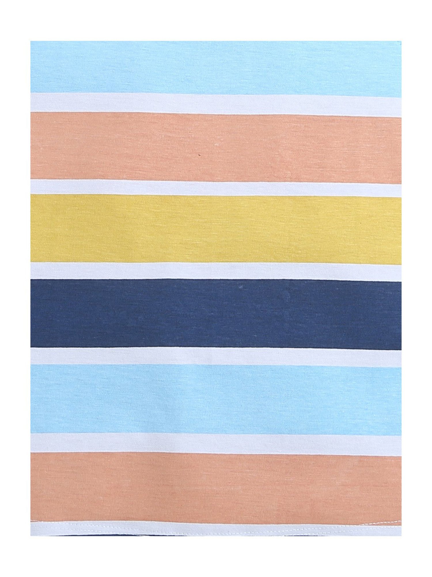Bumzee Kids Multicolor Striped T-Shirt
