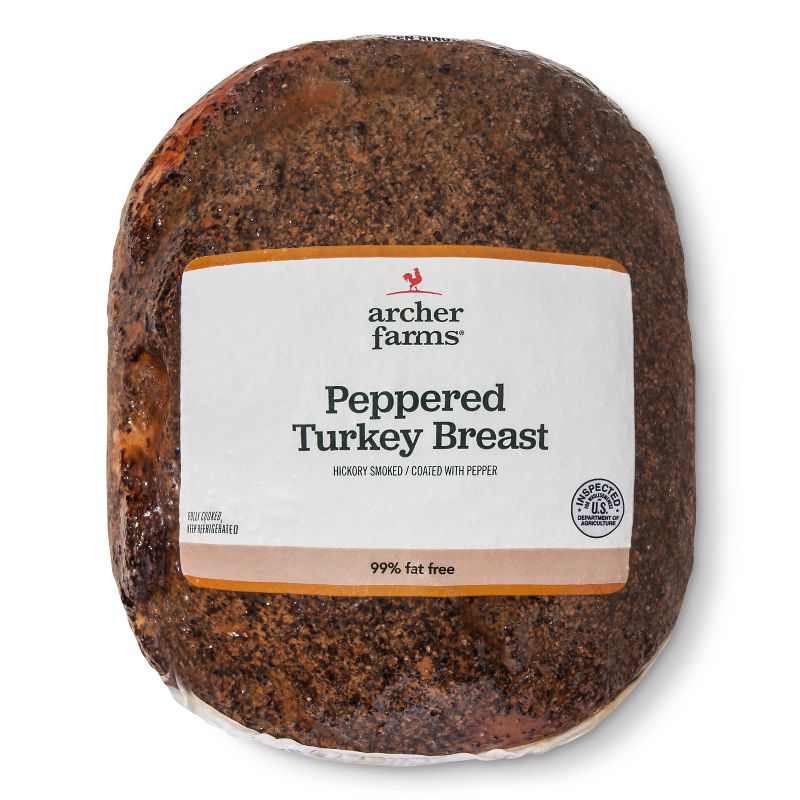 Peppered Turkey Breast - Deli Fresh Sliced - price per lb - Archer Farms™