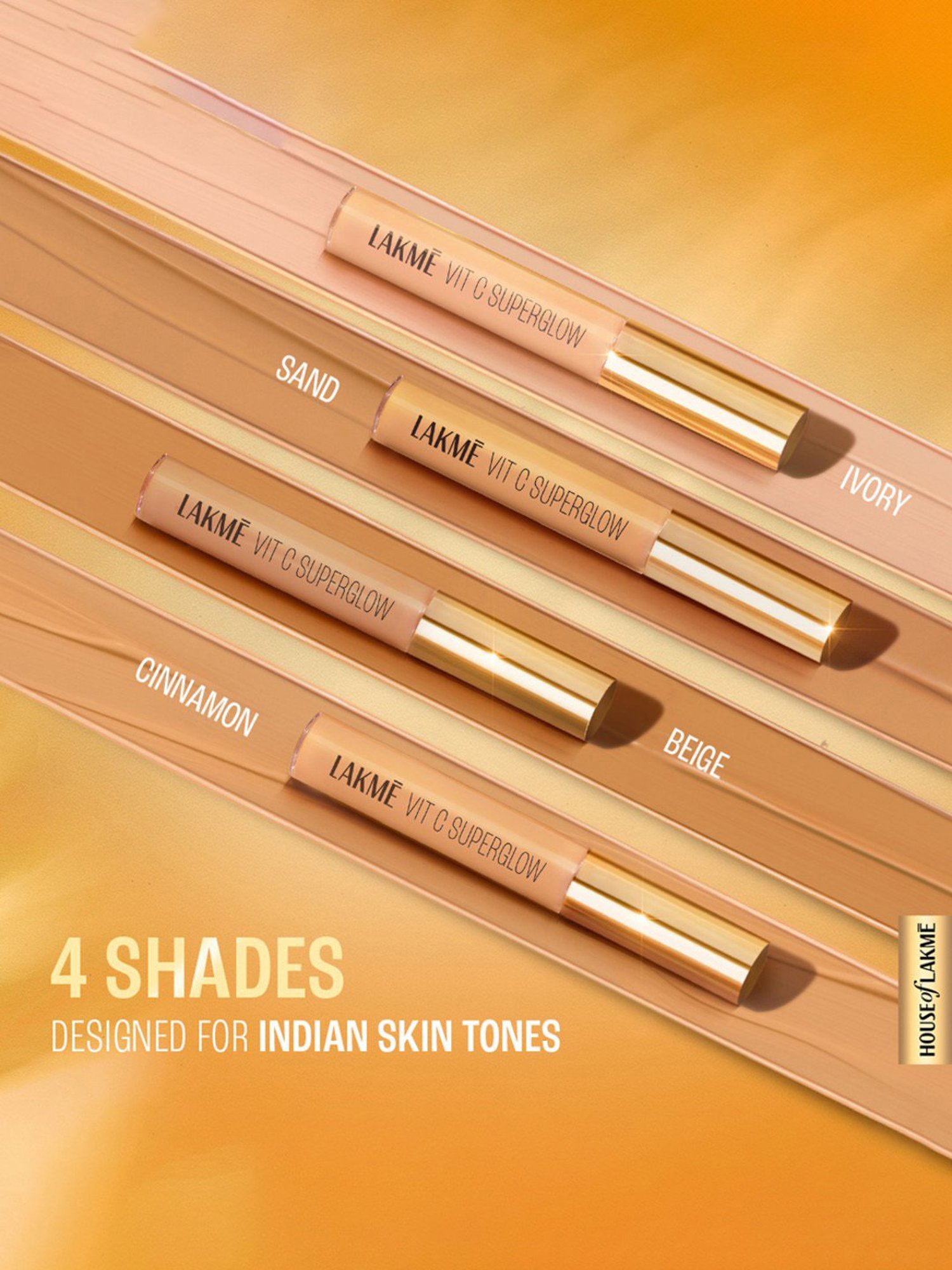 Lakme Vit C Superglow Concealer 24 Beige - 5.4 ml