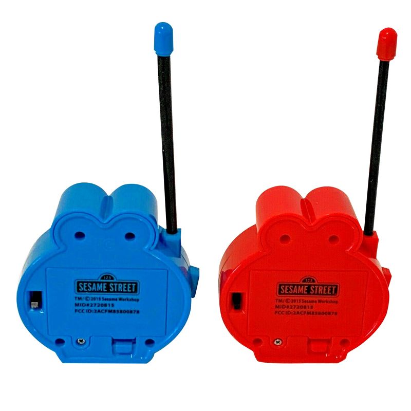 Sesame Street Molded Walkie Talkies, Elmo & Cookie Monster