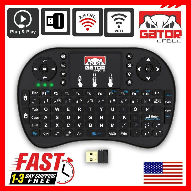 Mini Wireless Keyboard Remote Control Touchpad 2.4GHz Smart TV Android TV Box PC