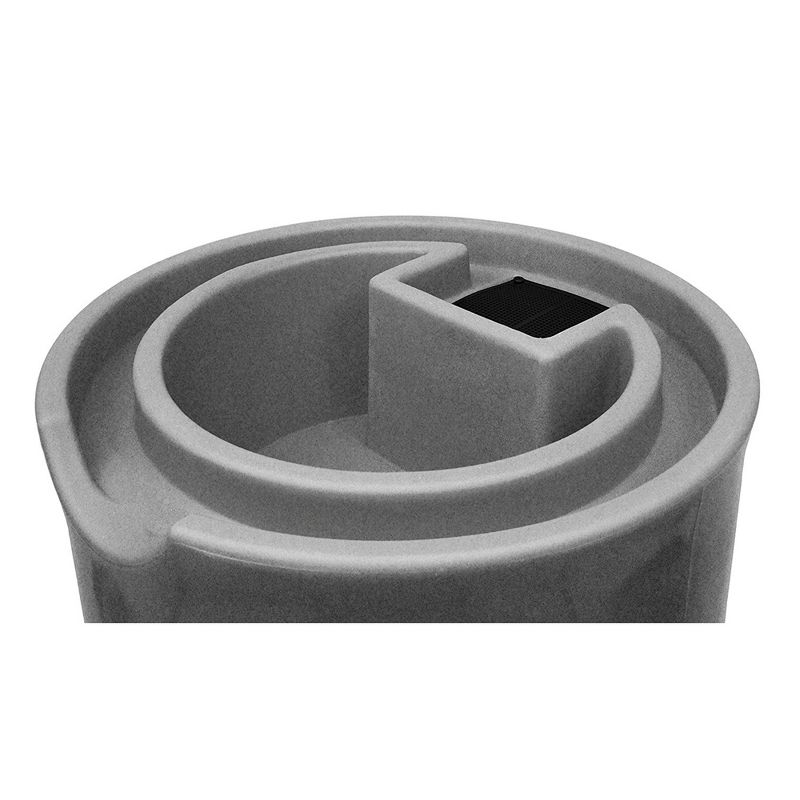 Good Ideas Impressions Reflections 50 Gallon Rain Saver Barrel, Light Granite