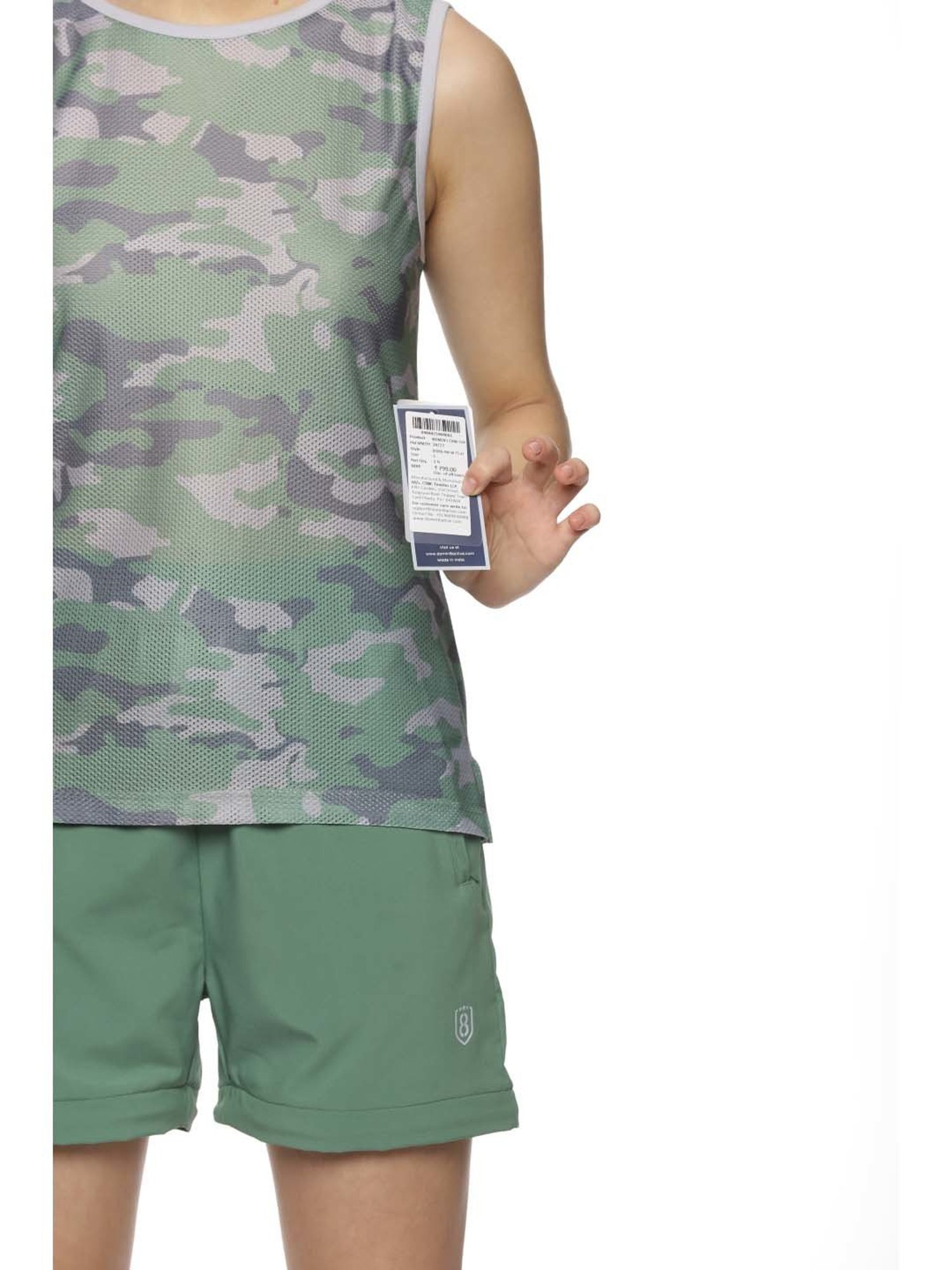 Domin8 Women Breathable Camouflage Tank Top