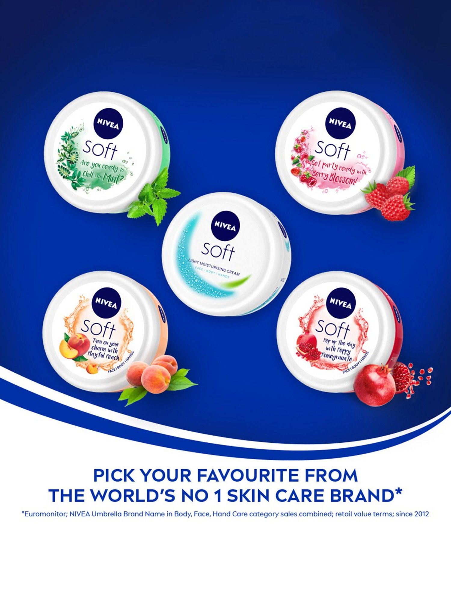 Nivea Soft Light Moisturising Cream for Face, Body & Hands - 300 ml