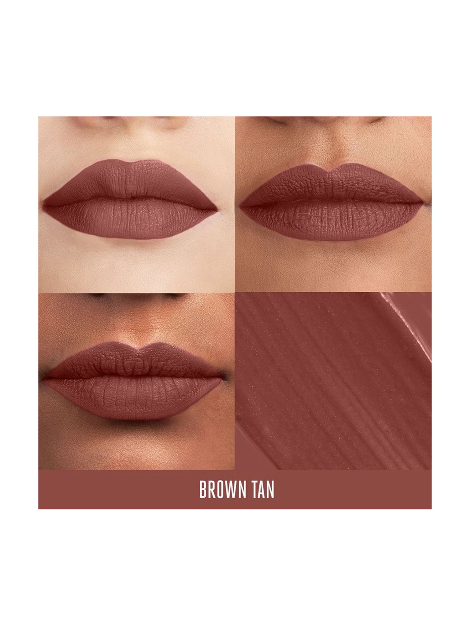 Lakme Absolute Matte Melt Liquid Lip Color Brown Tan - 6 ml