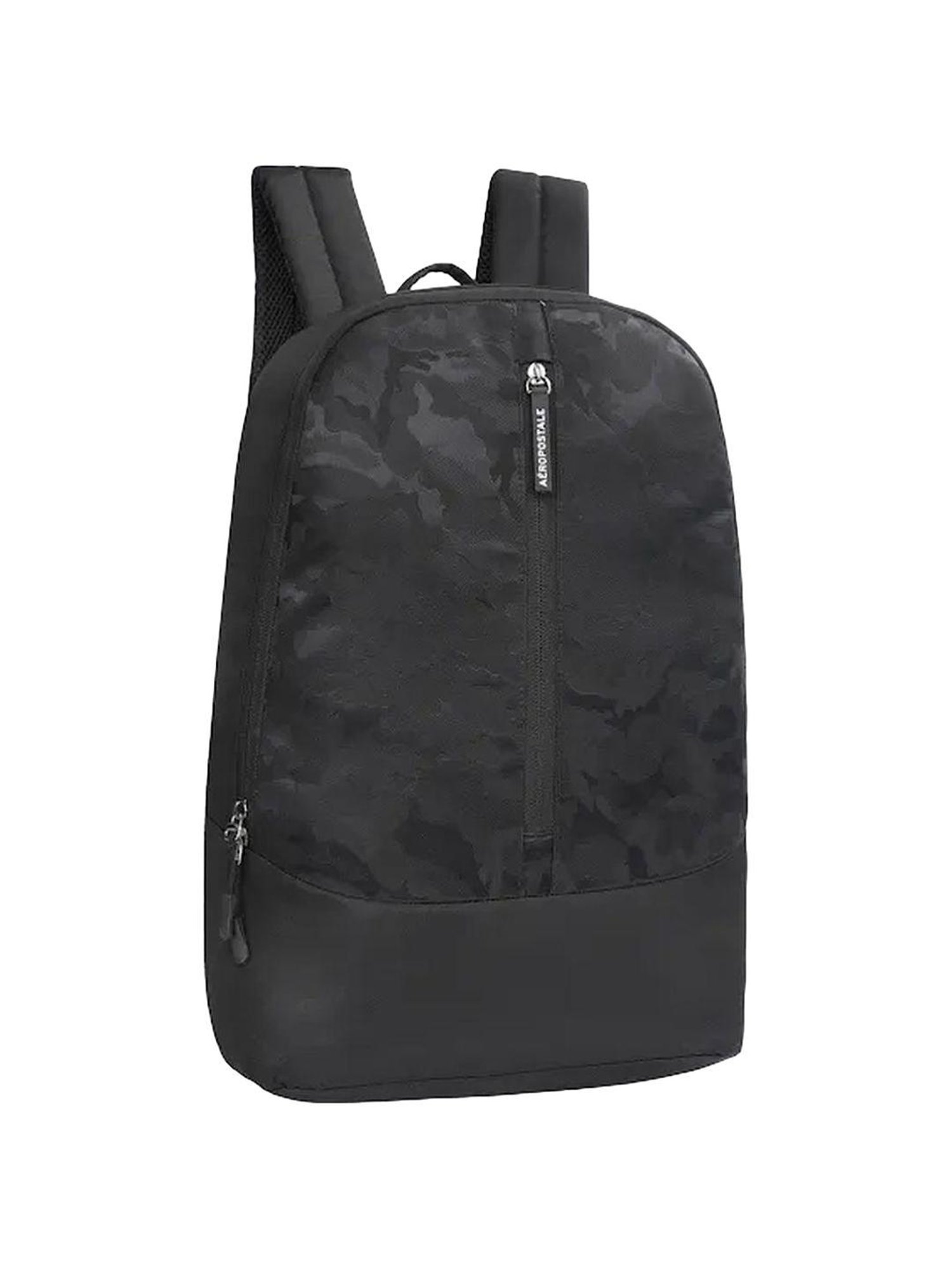 Aeropostale Fallon Black Solid Laptop Backpack