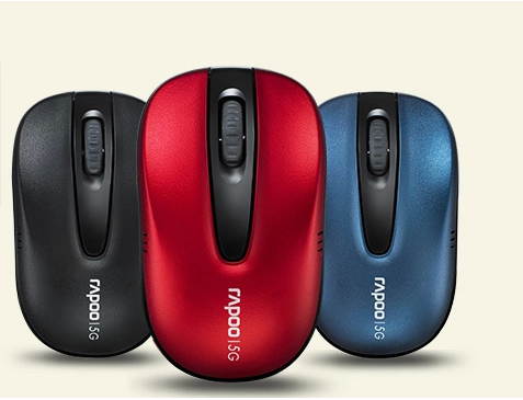 High Quality Original  Rapoo 1070P 2.4Ghz Wireless Mouse for Laptops Mini USB Optical Desktop Computer Mouse Saving Power