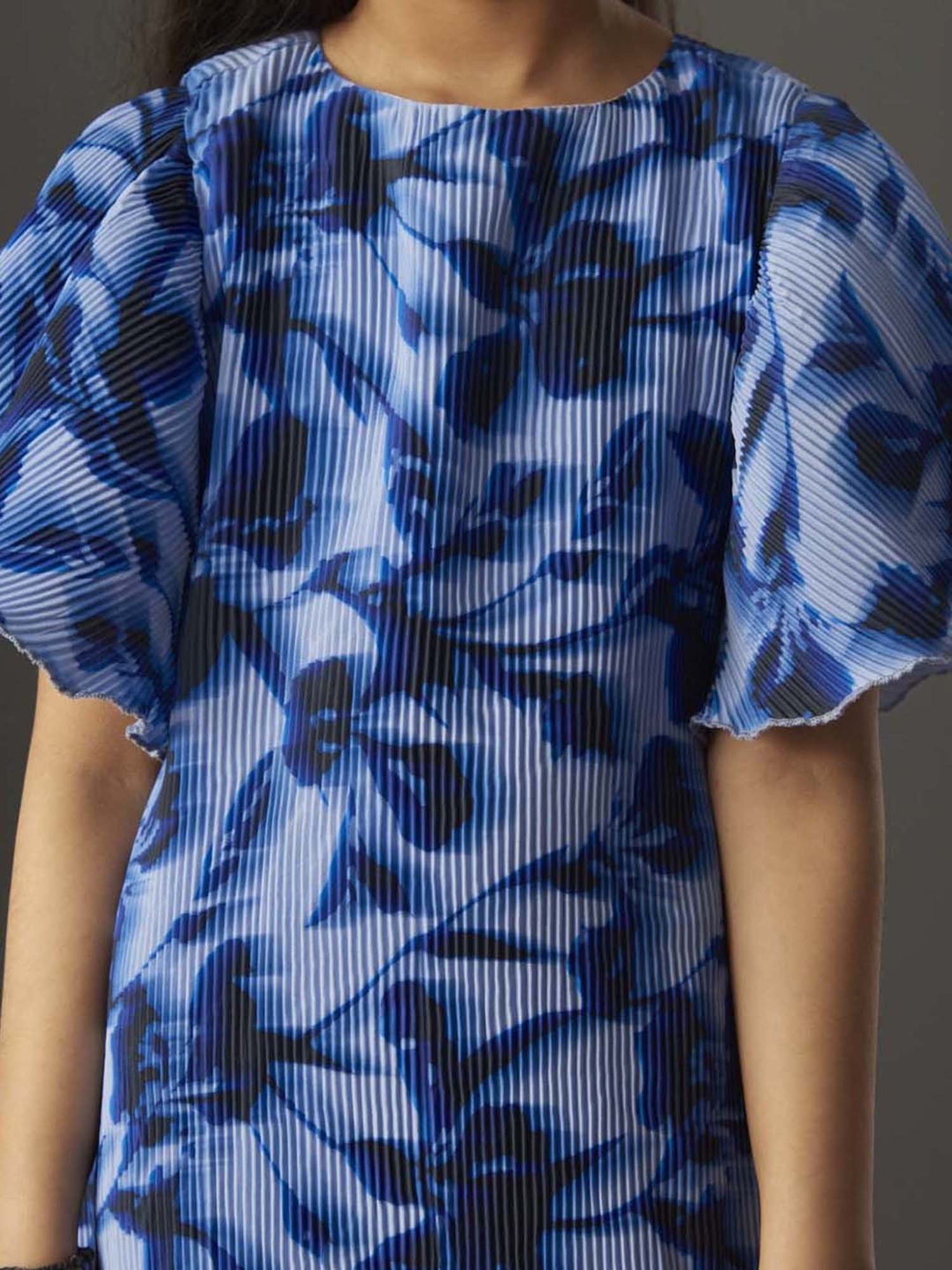 KidsDew Kids Navy Printed Dress