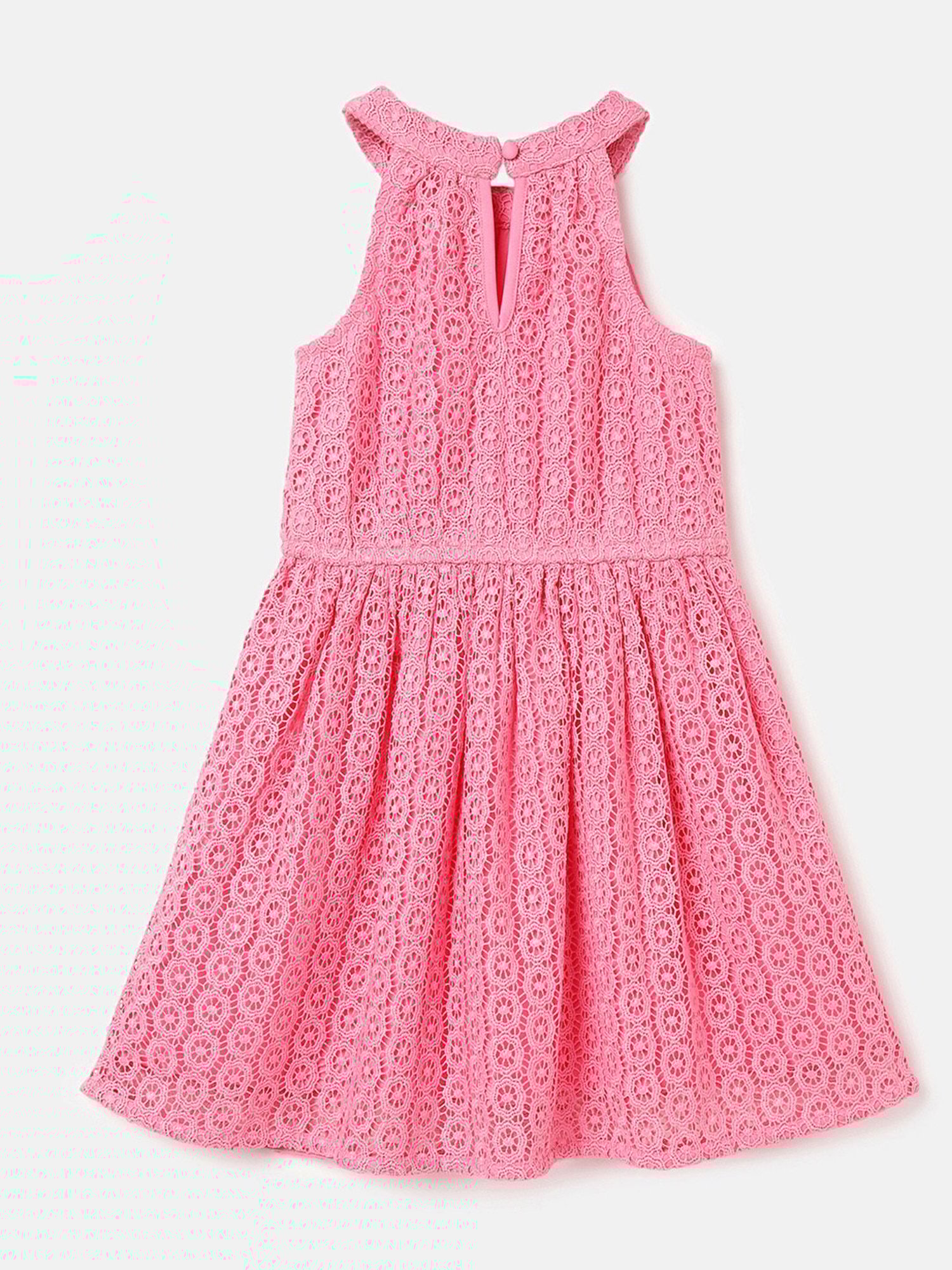 United Colors of Benetton Kids Pink Self Design Dress
