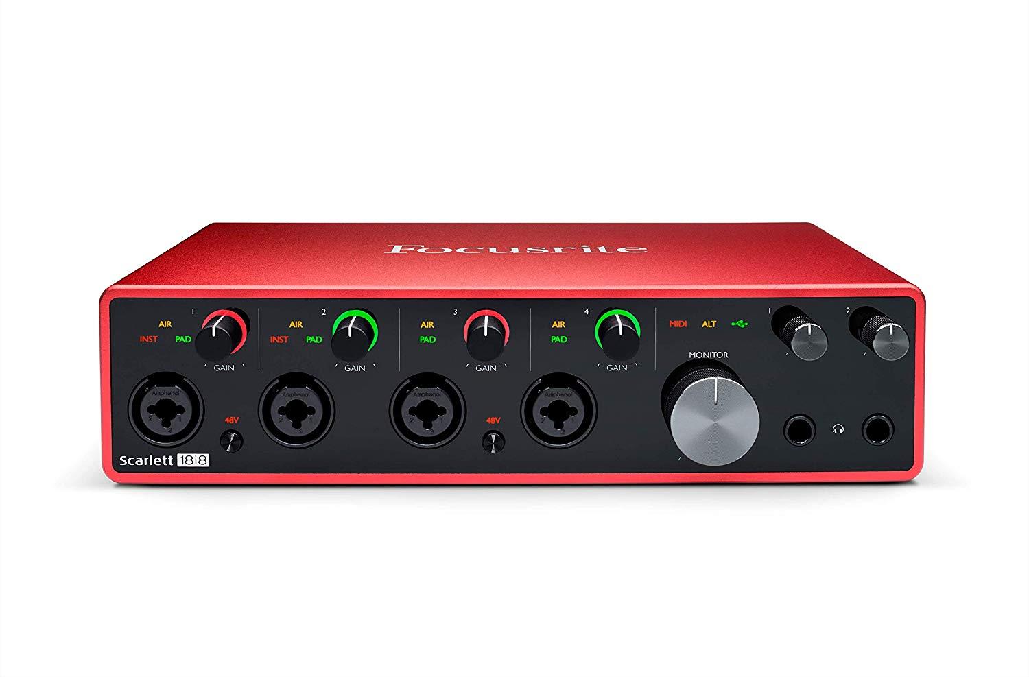 Focusrite Scarlett 18i8 3rd Generation Audio Interface
