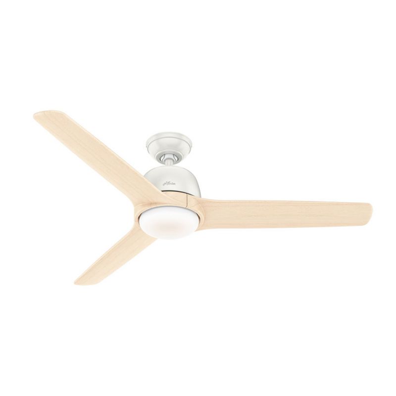 Hunter Fan Company Norden 54-Inch Scandinavian Style Multiple Speeds Ceiling Fan, Fresh White