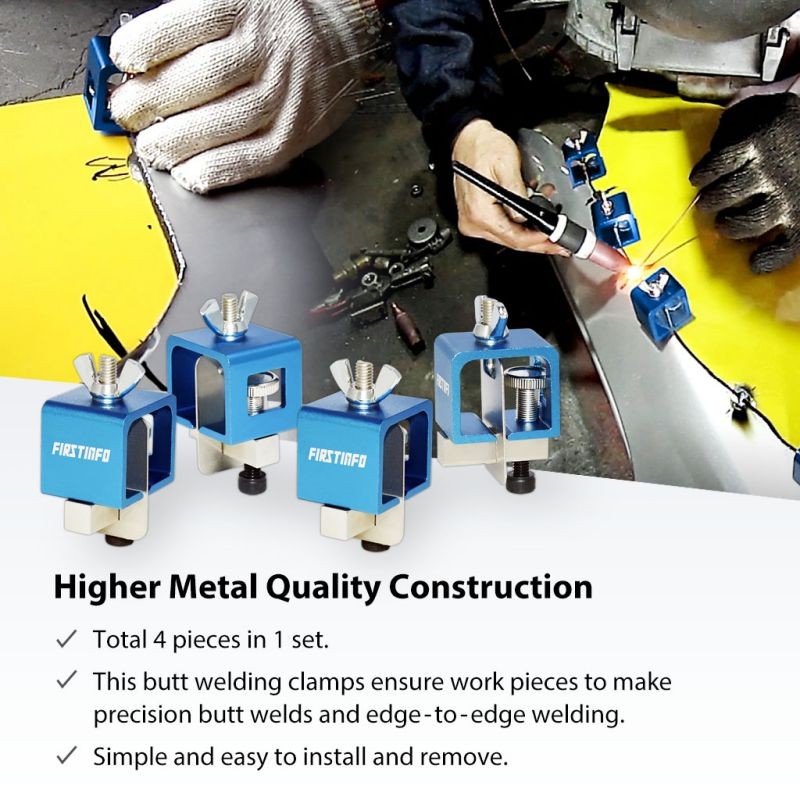 FIRSTINFO High Quality Auto Body / Car Body Sheet Metal Plate Butt Joint Welding Soldering Clamps Door Skin Panel Fender