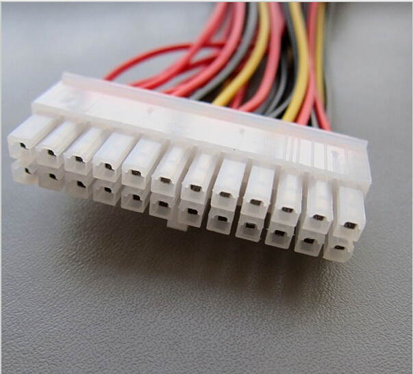 Tekit EATX power supply 0.8ft 24P Male to ATX 20P Female motherboard Cable 25CM