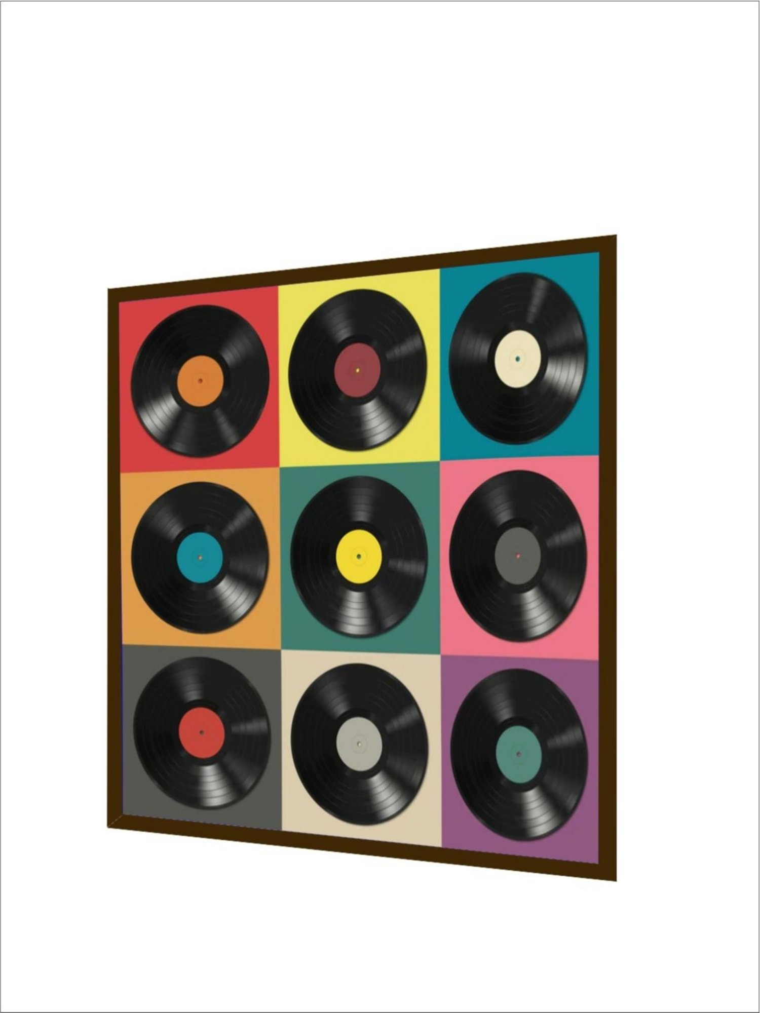 The Art House Abstract Multicolor Canvas Painting