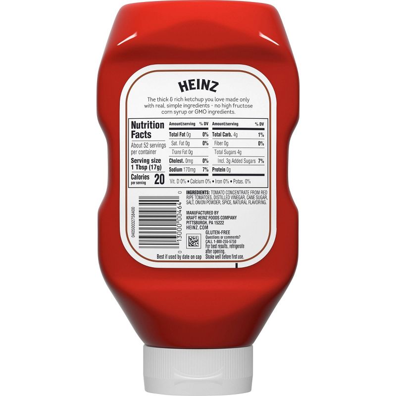 Heinz Simply Heinz Tomato Ketchup - 31oz