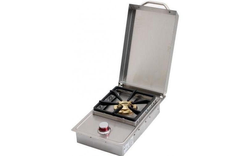 Cal Flame Drop-In Standard Single Natural Gas Side Burner (Ships As Propane With Conversion Fittings) - BBQ18852N