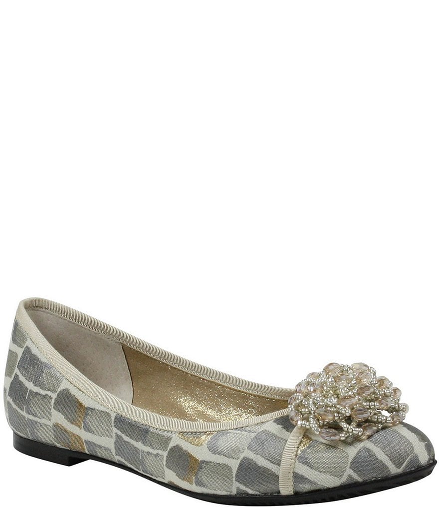 J. Renee Mallantha Print Ballet Flats