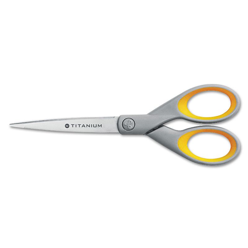 Westcott Titanium Bonded Scissors With Soft Grip Handles 7" Straight 13526