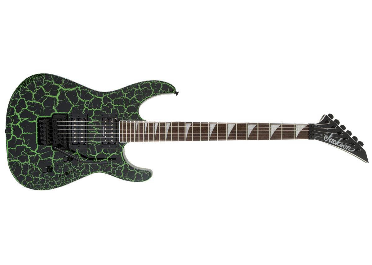 Jackson Soloist SLX Crackle Electric Guitar Green Crackle