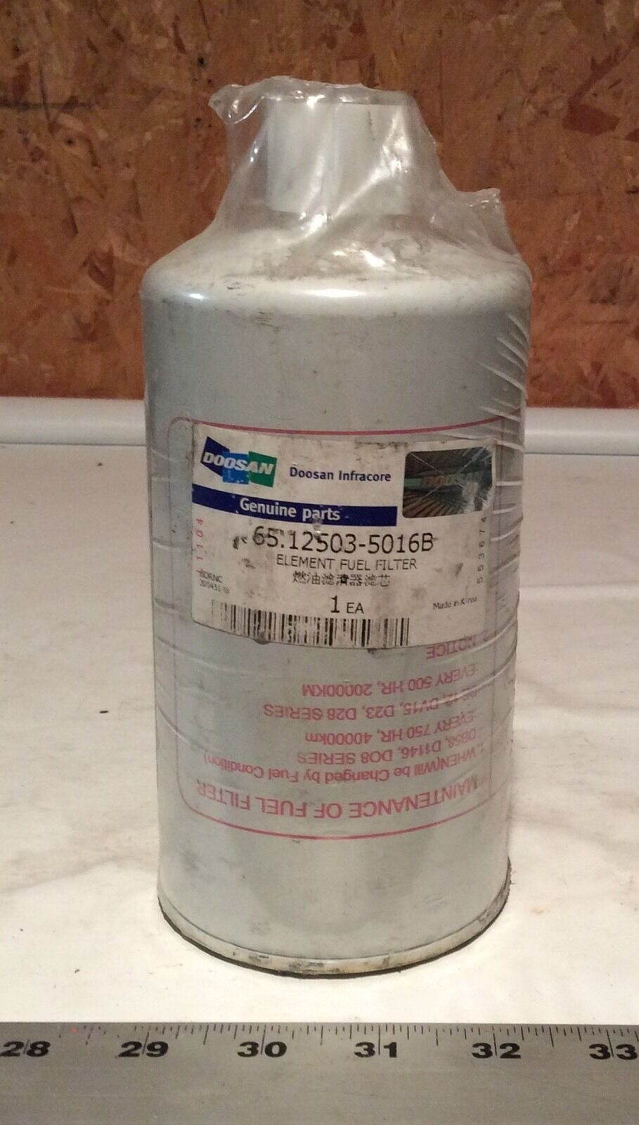 65.12503-5016B Doosan Element Fuel Filter Sku-16160208C