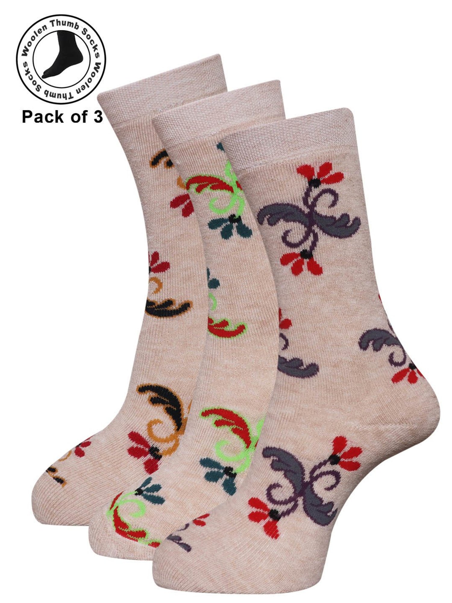 Dollar Assorted Socks - Pack of 3