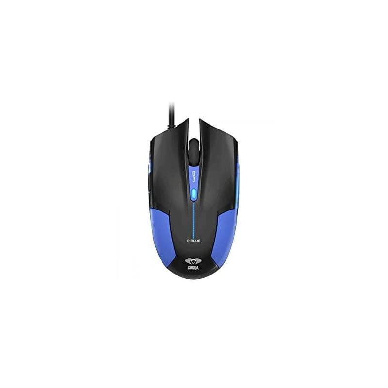 Cobra JR 1600 DPI Ergonomic Gaming LED Mouse (Blue)