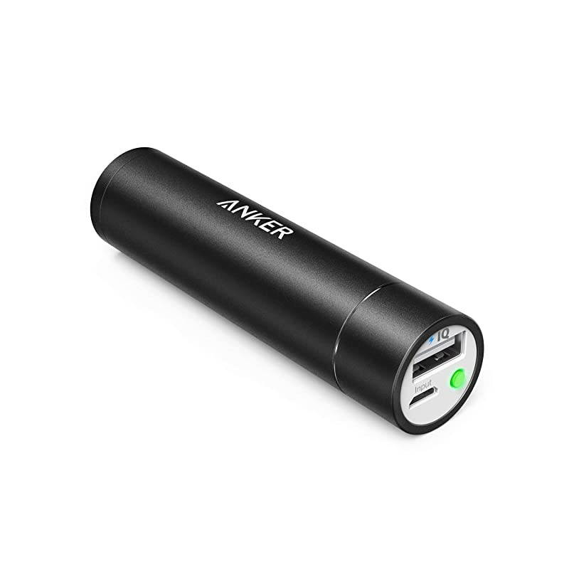 PowerCore+ Mini, 3350mAh Lipstick-Sized Portable Charger (Premium Aluminum Power Bank), One of The Most Compact External Batteries, Compatible with iPhone Xs/XR, Android Smartphones and More