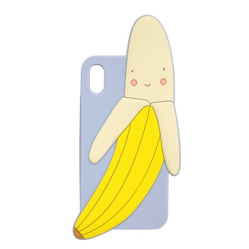 Meri Meri - Banana Soft Silicone Phone Case (to fit iPhone XR) - Electronics Cases - 1ct