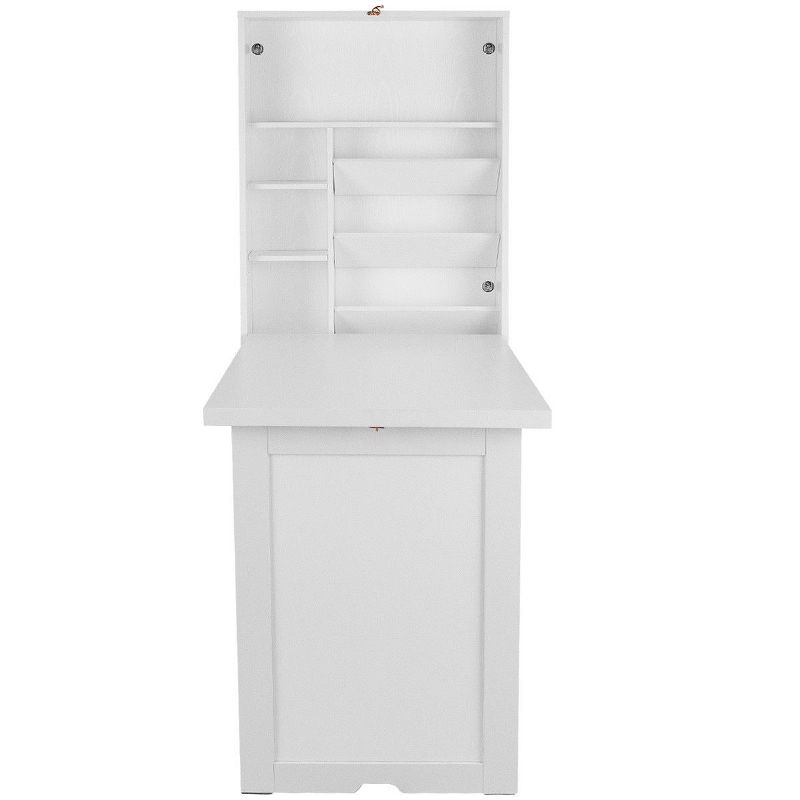 Oren Lacquer Desk White Safavieh - Safavieh