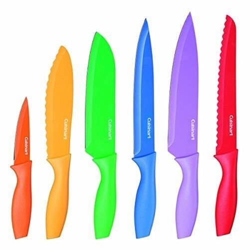 Cuisinart  Advantage 12 Piece Color Cutlery Set, Multicolor (6 Knives and 6 Covers) C55-02-12PCKS