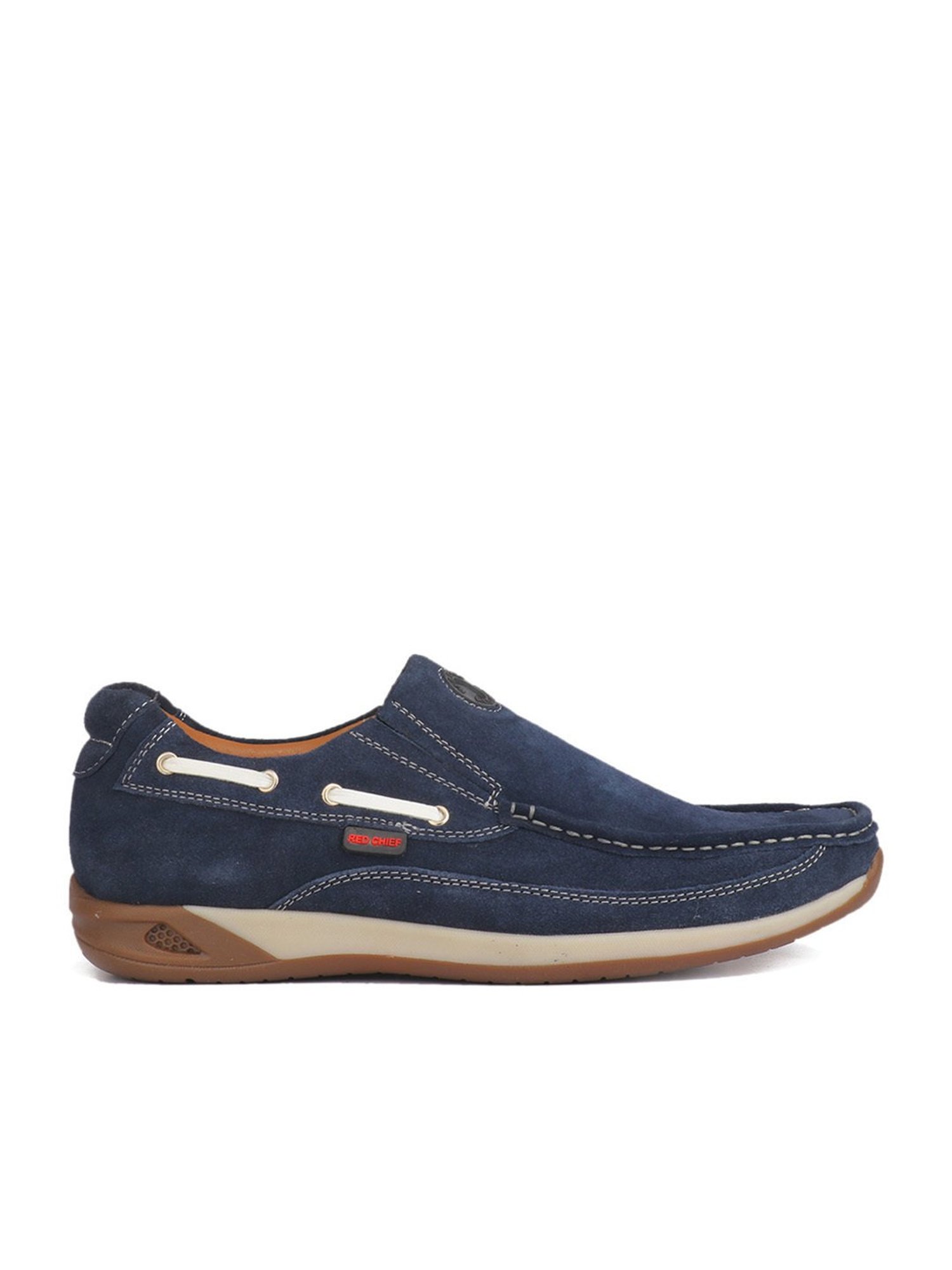 Red Chief Men's Navy Casual Loafers