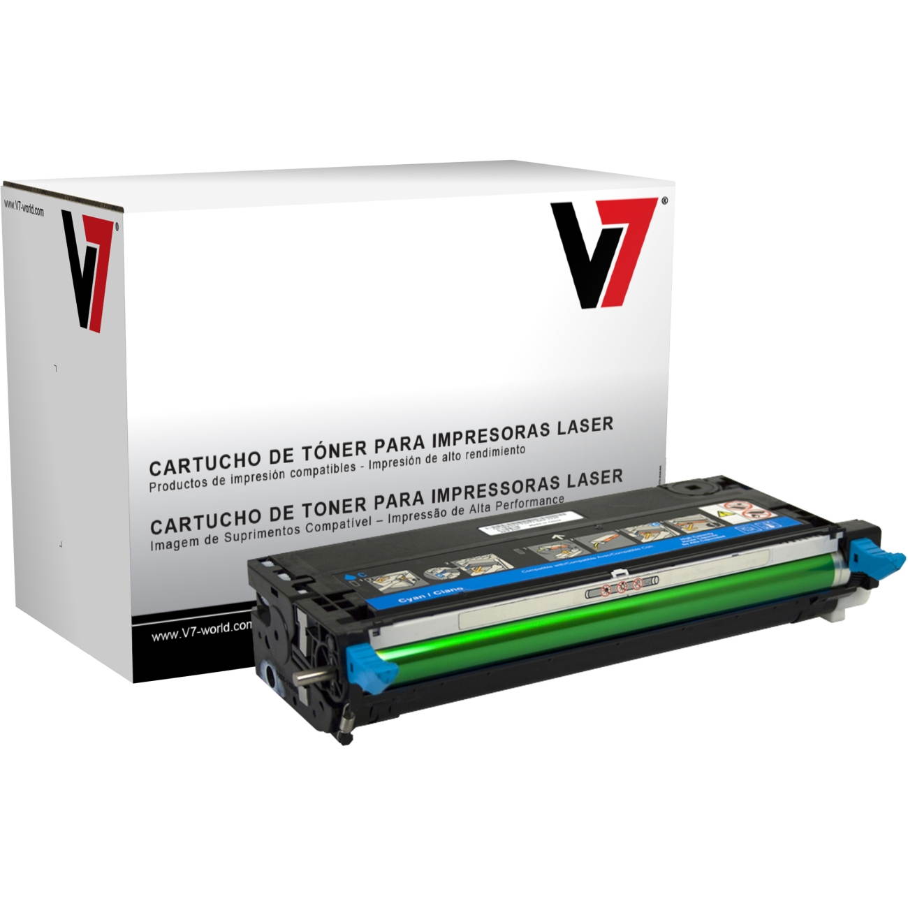 V7 TDC23115 Cyan Toner