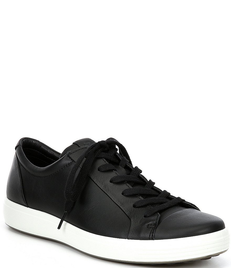 ECCO Men's Soft 7 City Leather Lace-Up Sneakers