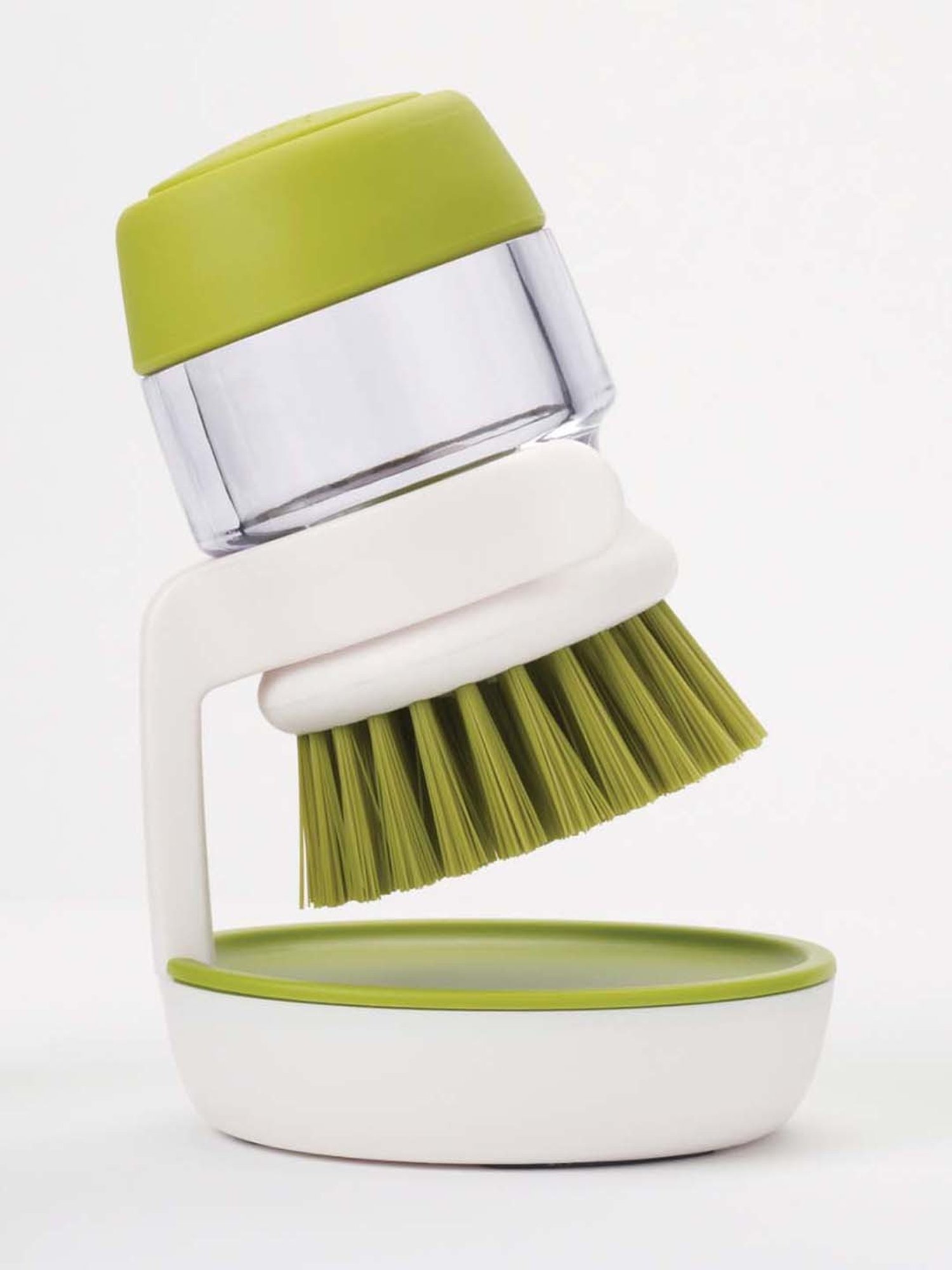 Joseph Joseph Green Plastic 9 cm Palm Scrub - Set of 1