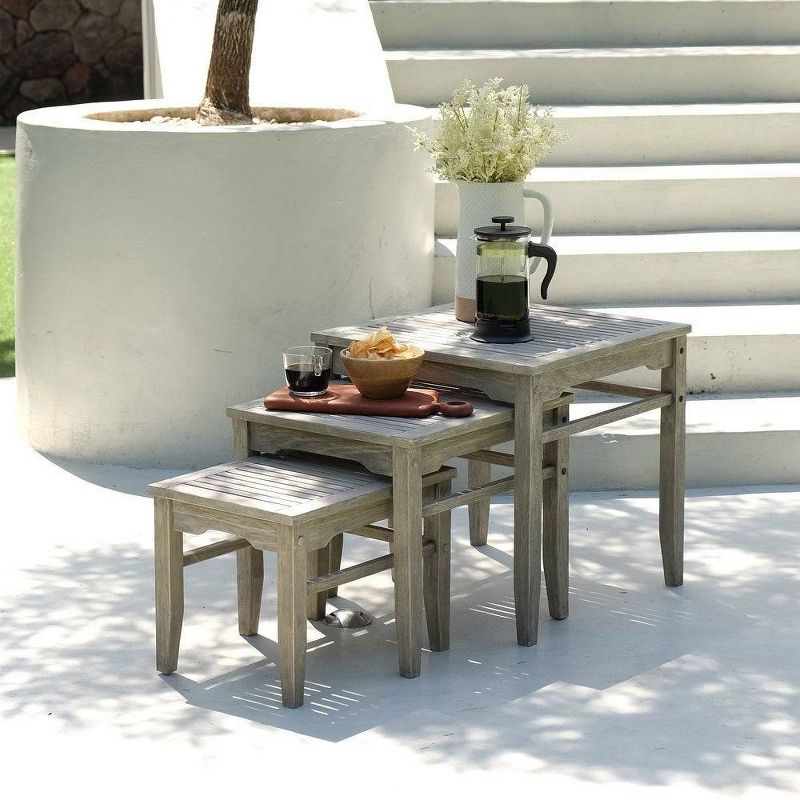 Westlake Solid Wood Outdoor Nesting Table - Cambridge Casual
