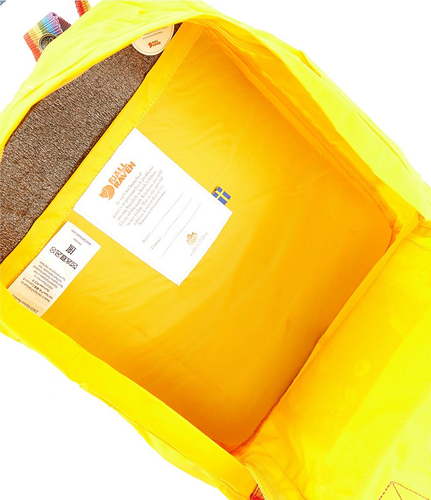Fjallraven Kanken Rainbow Handle Backpack