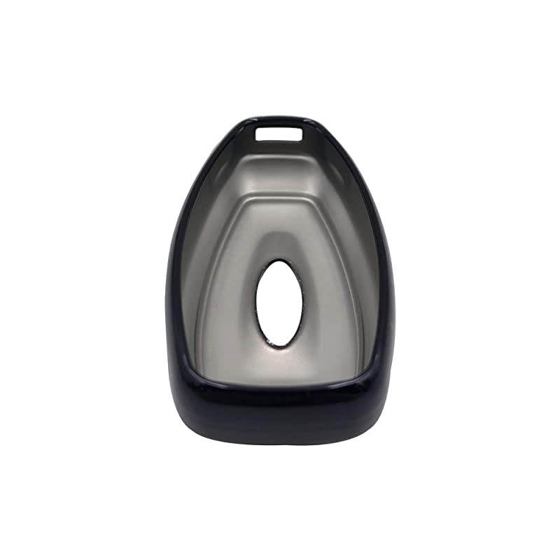 Autotech TPU Shell Case Keyless Entry Car Remote Key Fob Cover fit for Ford Focus 3 Escape Fiesta ST Titanium Mondeo Ecosport Kuga MK3 3 Buttons 1 PCS Black