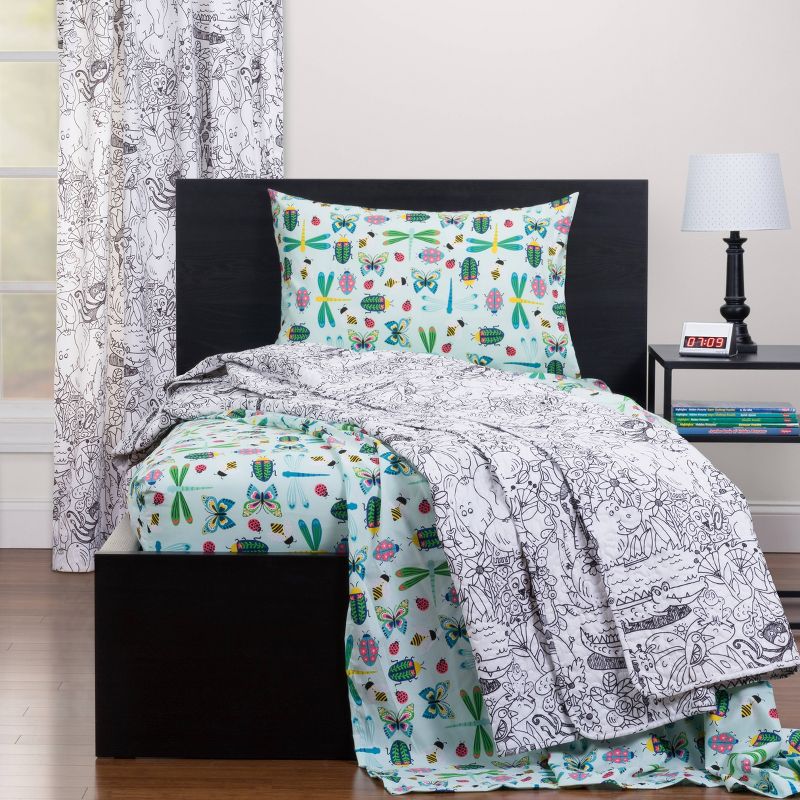 Full Snug As A Bug Sheet Set Green - Highlights