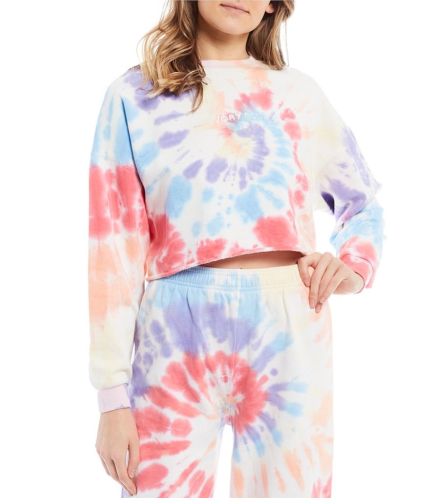 Ivory Ella Coordinating Tie-Dye Sweatshirt
