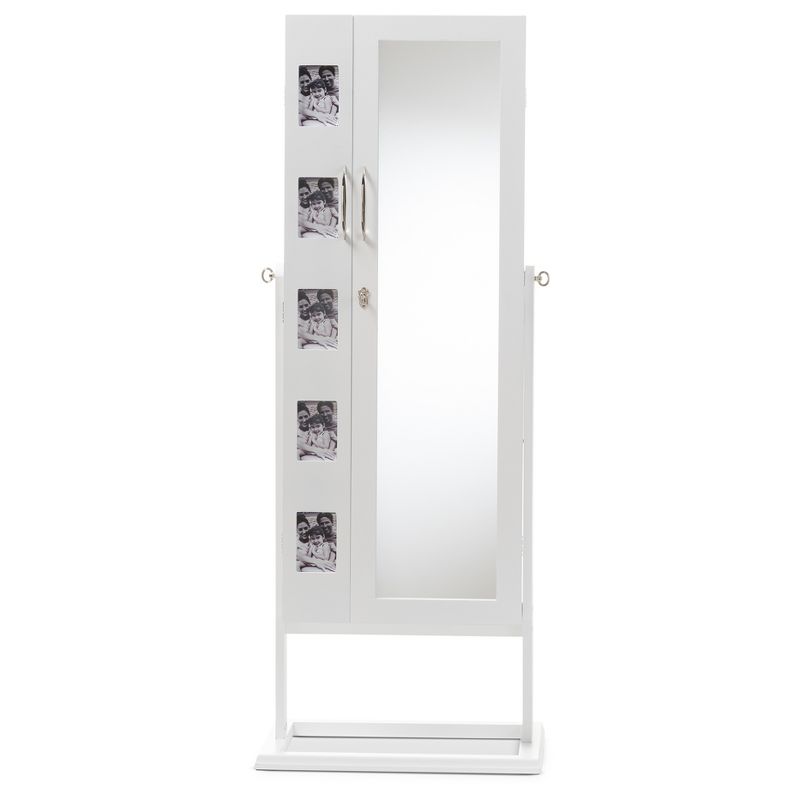 Lola Cheval Mirror/Jewelry Wardrobe Black - Powell Company