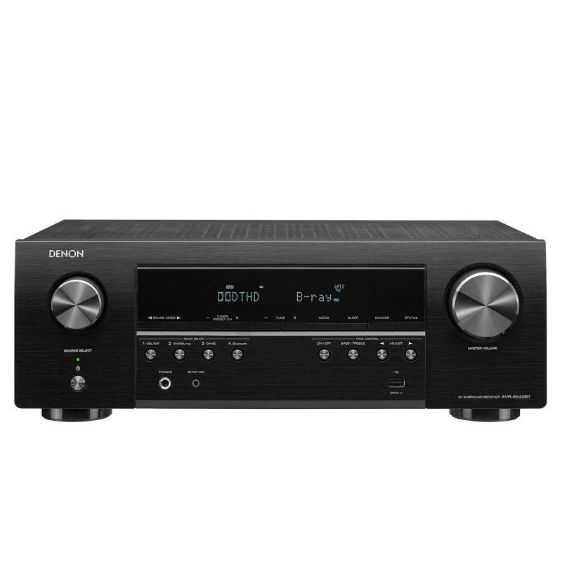 Denon AVR-S540BT 5.2 Channel 4K Ultra HD AV Receiver with Bluetooth