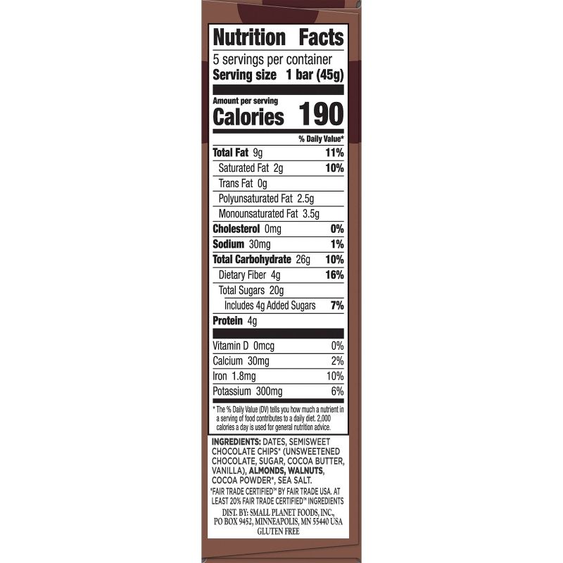 CLIF Nut Butter Bar - Chocolate Peanut Butter Energy Bars - 8.8oz/ 5ct