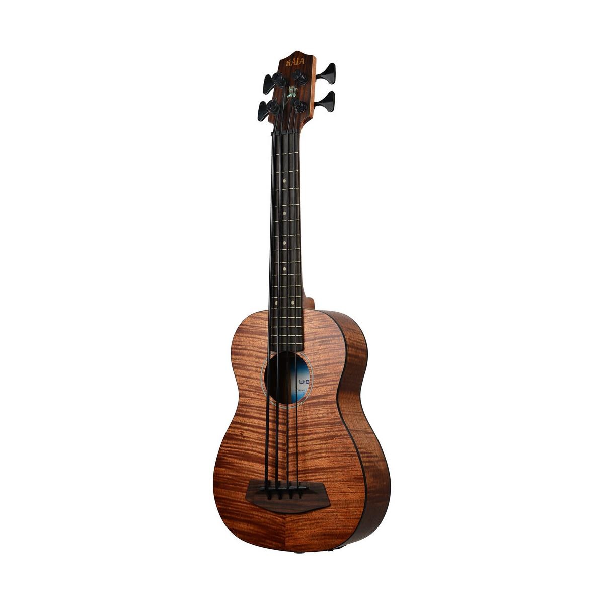 Kala Satin Exotic Mahogany Acoustic-Electric U-BASS Fretted Ukulele with Bag