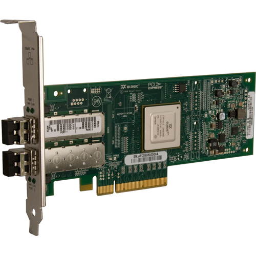 QLogic QLE8142-SR-CK PCI Express Gen1 x8 Dual Port Enhanced Ethernet to PCIe Converged Network Adapter