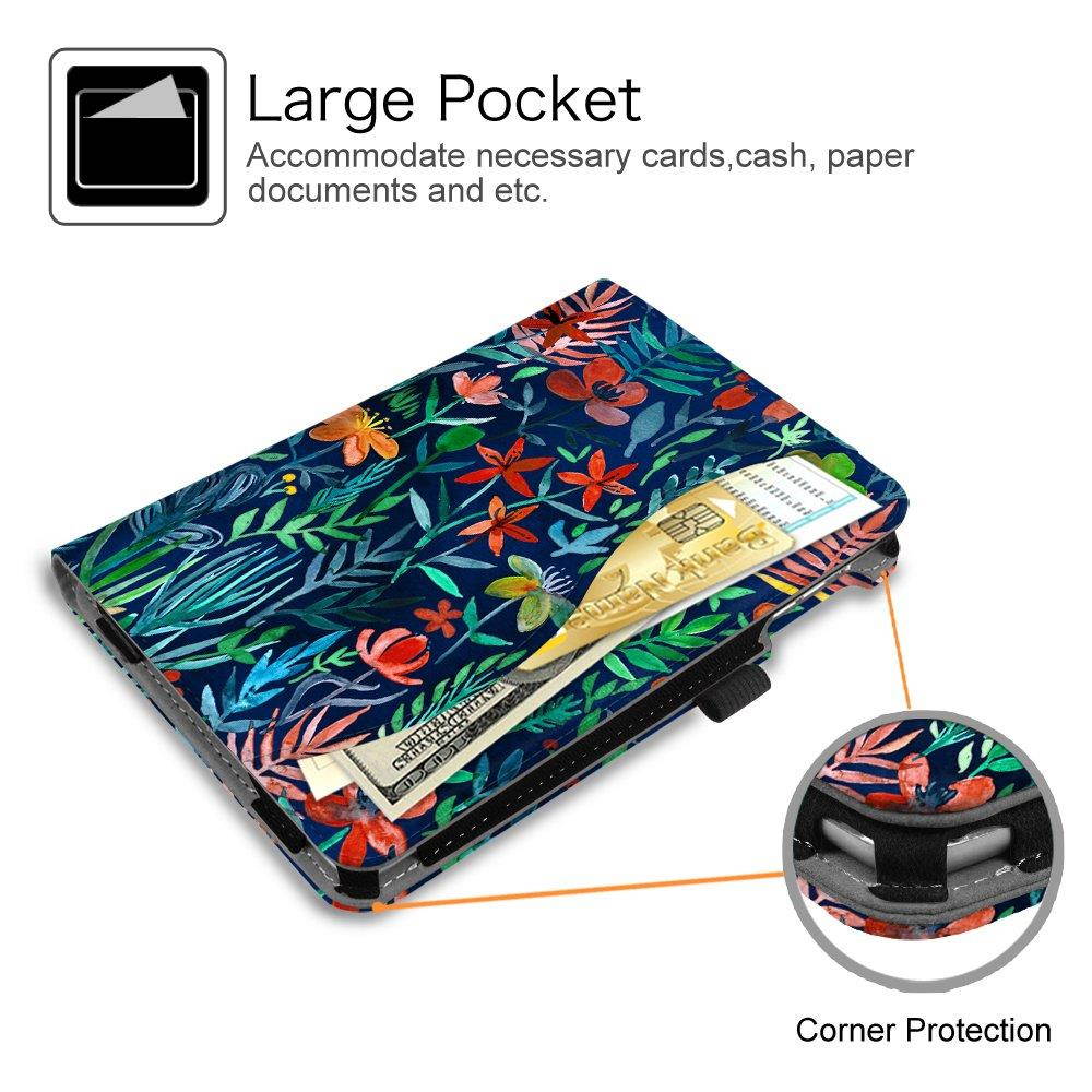 Fintie iPad Mini/Mini 2 / Mini 3 Case [Corner Protection] - [Multi-Angle Viewing] Folio Smart Stand Protective Cover w/Pocket, Auto Sleep/Wake for Apple iPad Mini 1 / Mini 2 / Mini 3, Jungle Night