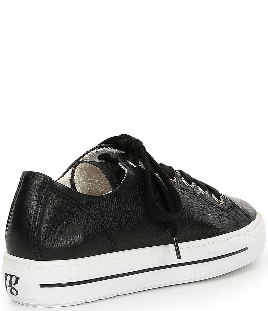 Paul Green Ally Leather Lace-Up Sneakers